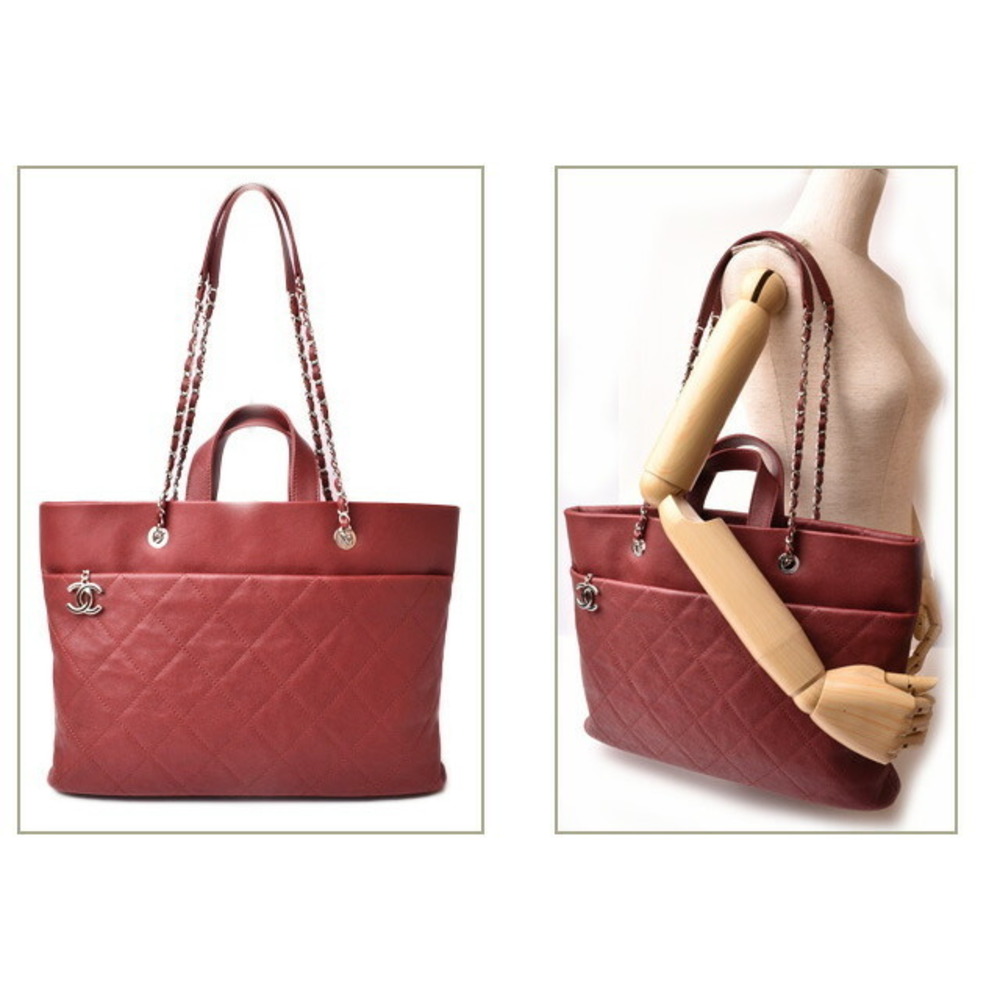 Chanel Bag Caviar Shoulder Red